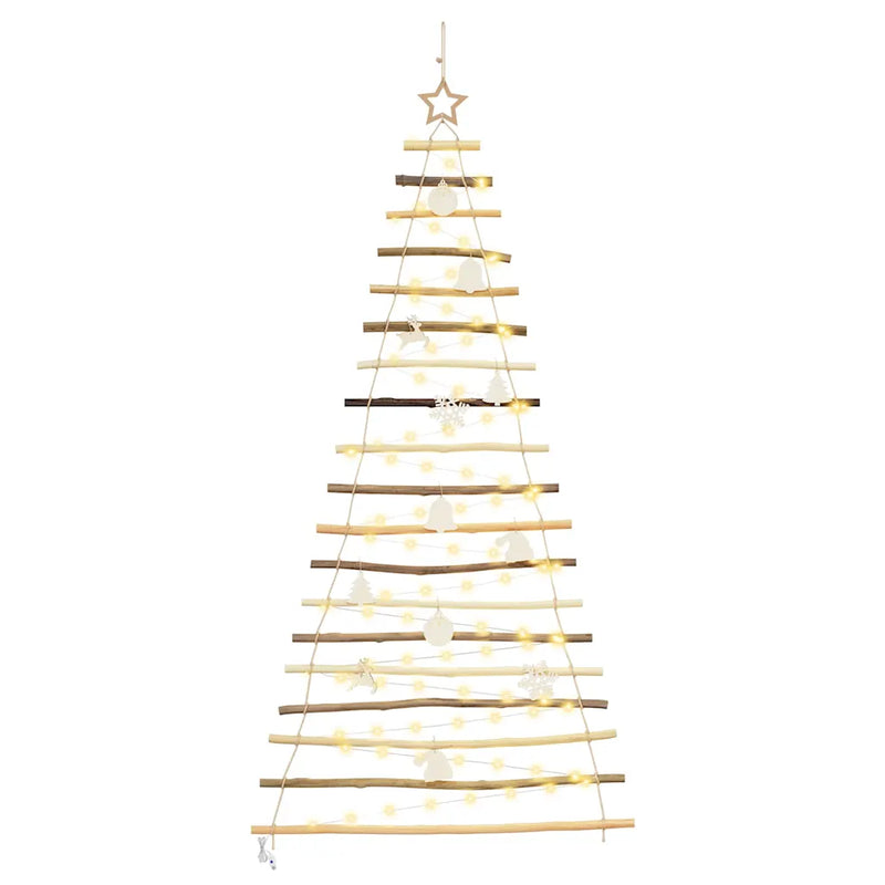 Christmas Tree Natural 180 cm Solid Ash Wood