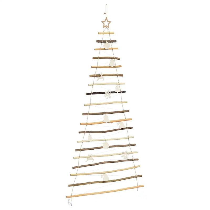 Christmas Tree Natural 180 cm Solid Ash Wood