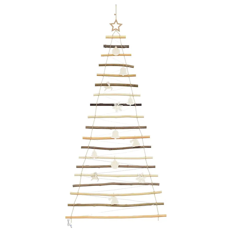Christmas Tree Natural 180 cm Solid Ash Wood