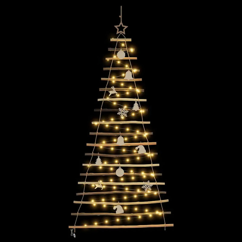 Christmas Tree Natural 180 cm Solid Ash Wood