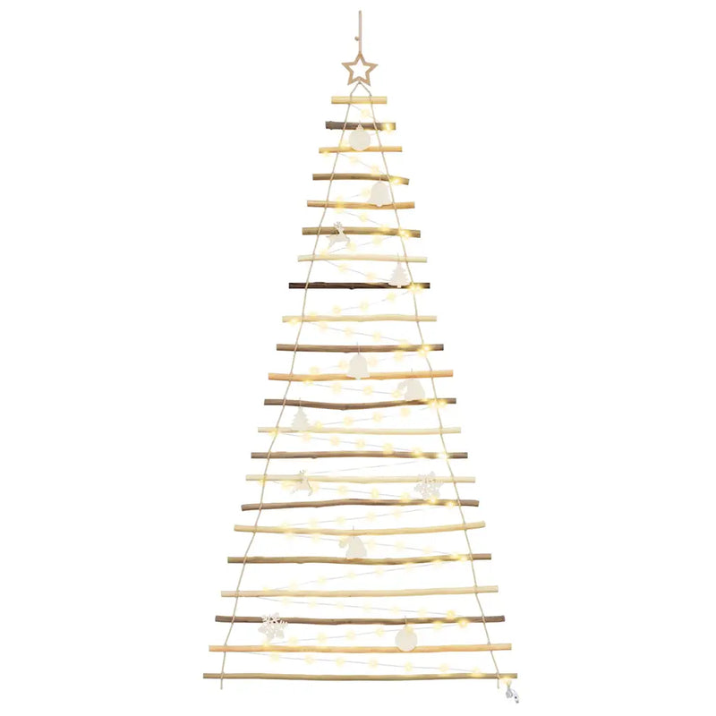 Christmas Tree Natural 210 cm Solid Ash Wood