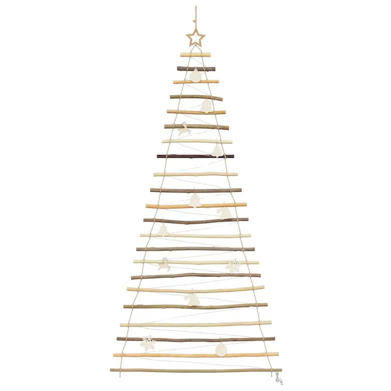 Christmas Tree Natural 210 cm Solid Ash Wood
