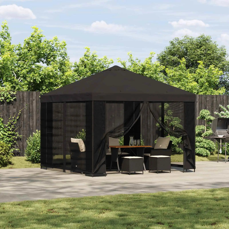 Garden Gazebo with Sidewalls 3 x 3 m Anthracite