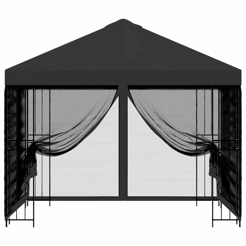 Garden Gazebo with Sidewalls 3 x 3 m Anthracite