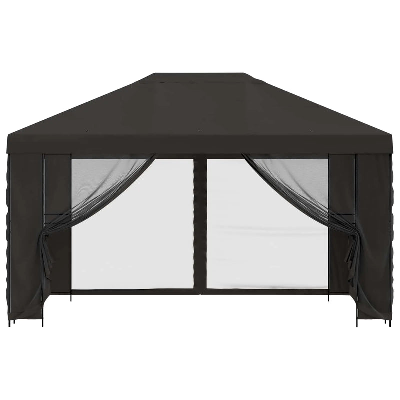 Garden Gazebo with Sidewalls 4 x 3 m Anthracite