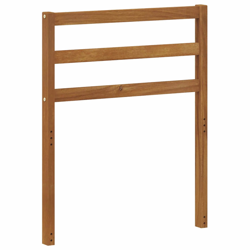 Armrest 2 pcs Natural 59 x 4 x 73 cm Solid Acacia Wood