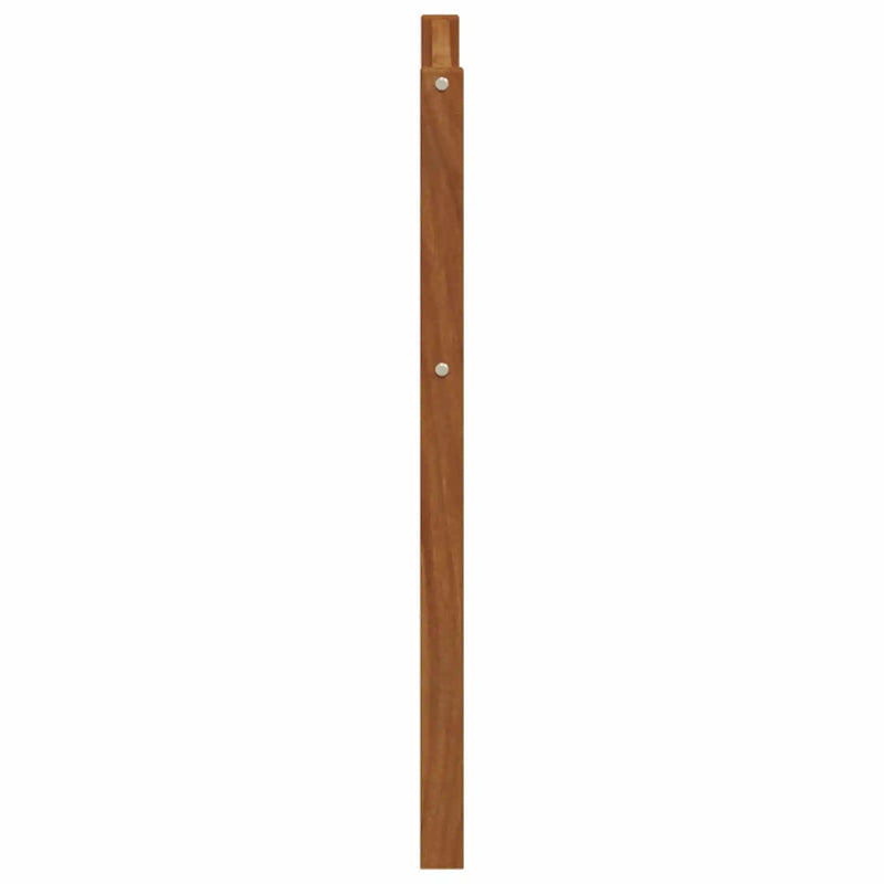 Armrest 2 pcs Natural 59 x 4 x 73 cm Solid Acacia Wood