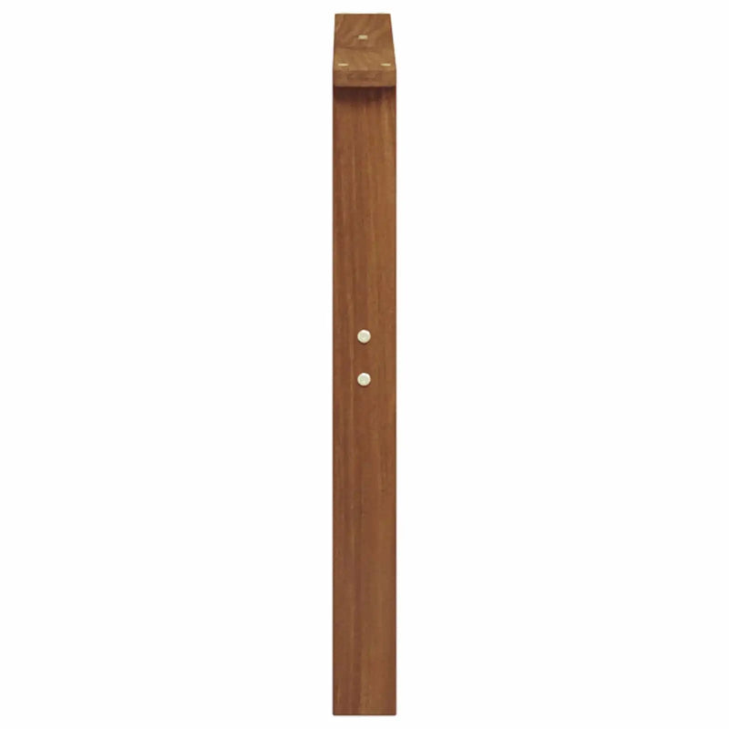 Armrests 2 pcs Brown 60 x 6 x 61 cm Engineered Wood