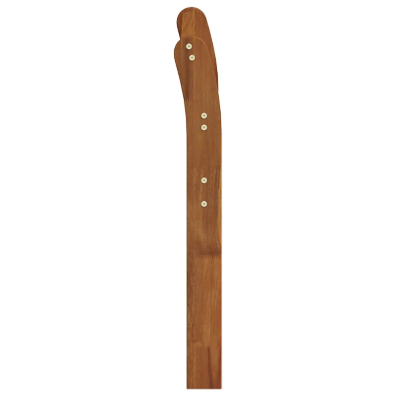 Armrest 2 pcs Natural 58.5 x 8 x 60 cm Solid Acacia Wood