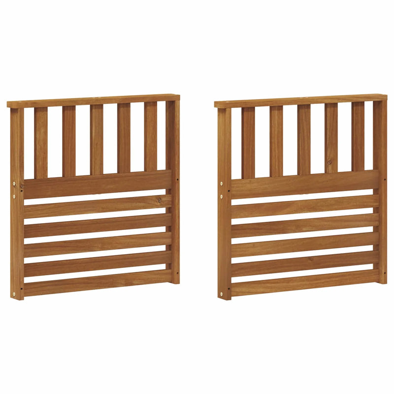 Armrests 2 pcs Brown 60 x 6 x 61 cm Engineered Wood