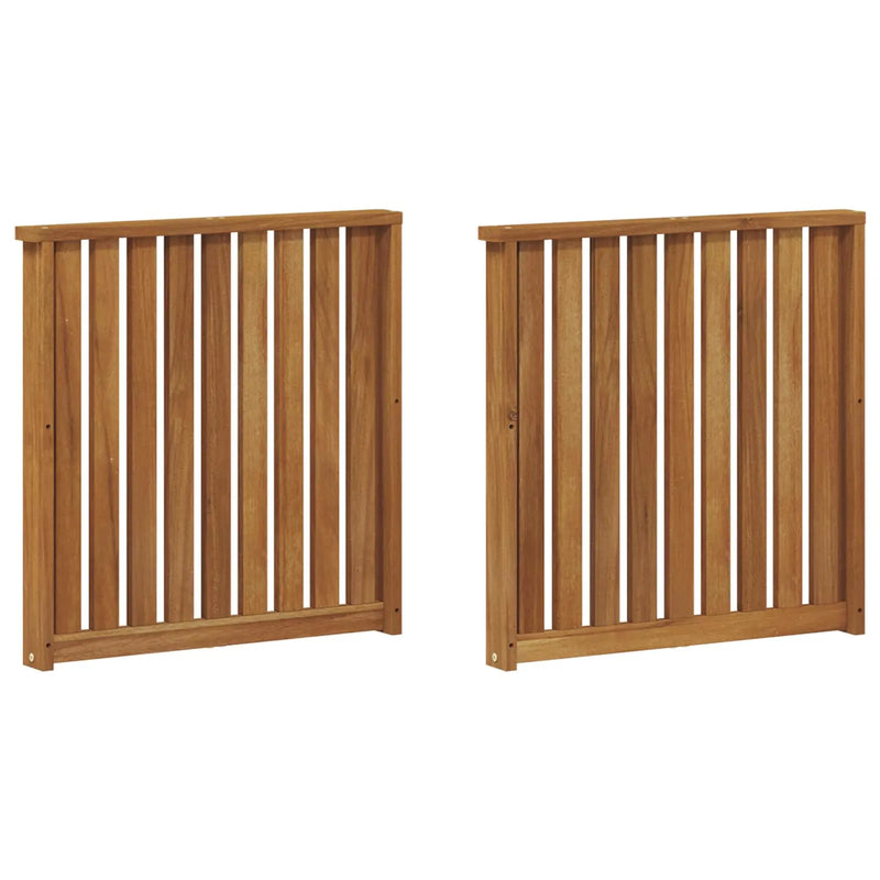 Armrests 2 pcs Brown 60 x 6 x 61 cm Engineered Wood