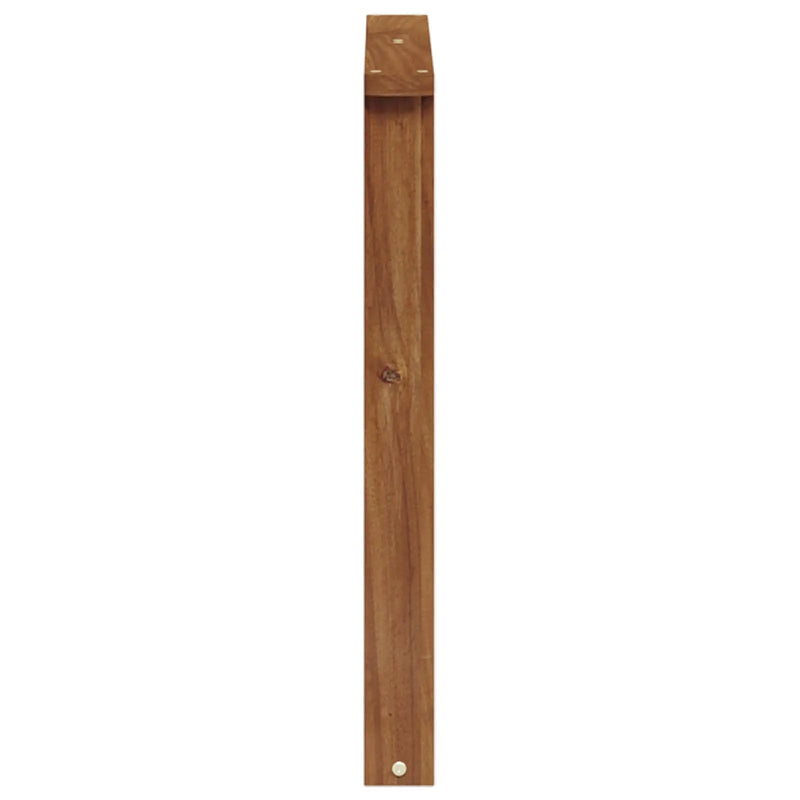 Armrests 2 pcs Brown 60 x 6 x 61 cm Engineered Wood