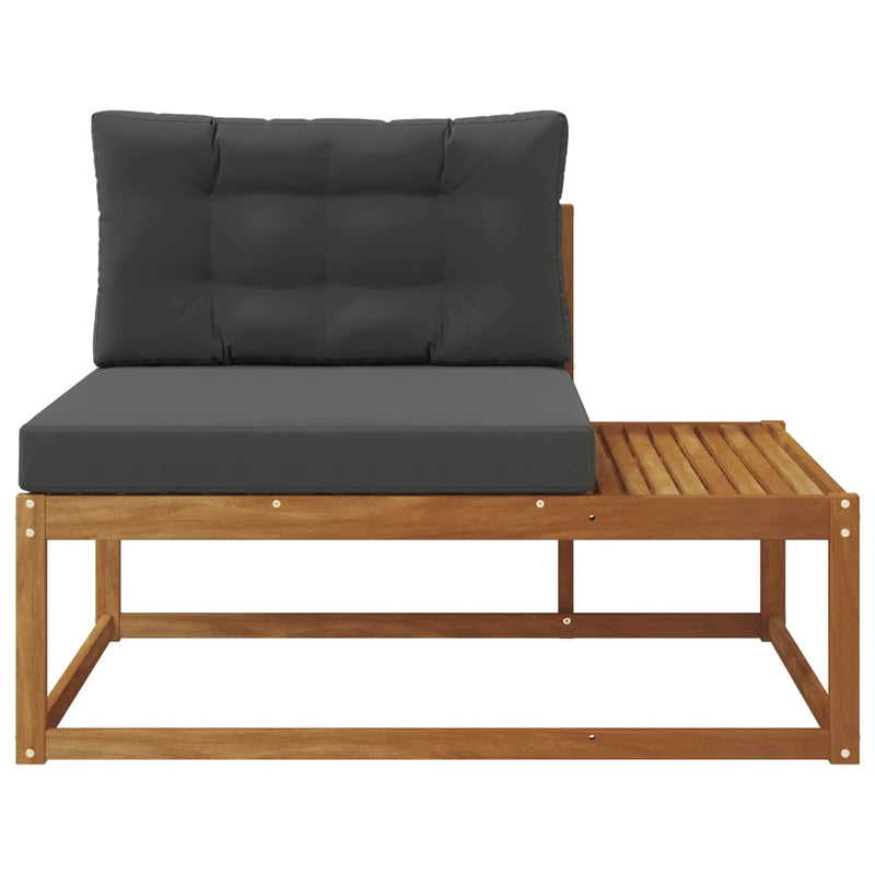 Outdoor End sofa with Cushion Natural 115 x 83 x 73 cm