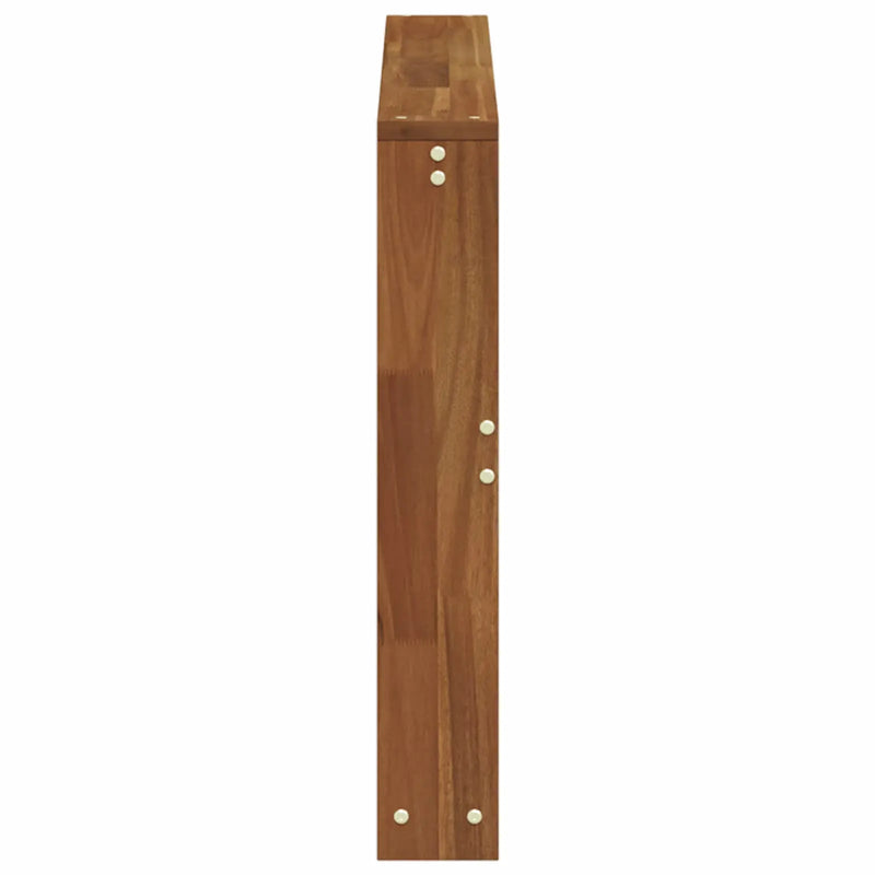 Armrest 2 pcs Natural 78 x 10 x 61 cm Solid Acacia Wood