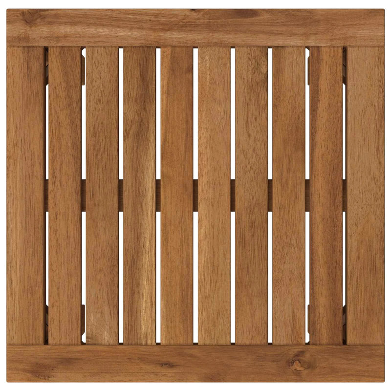 Coffee Table Natural 40 x 40.5 x 36 cm Solid Acacia Wood