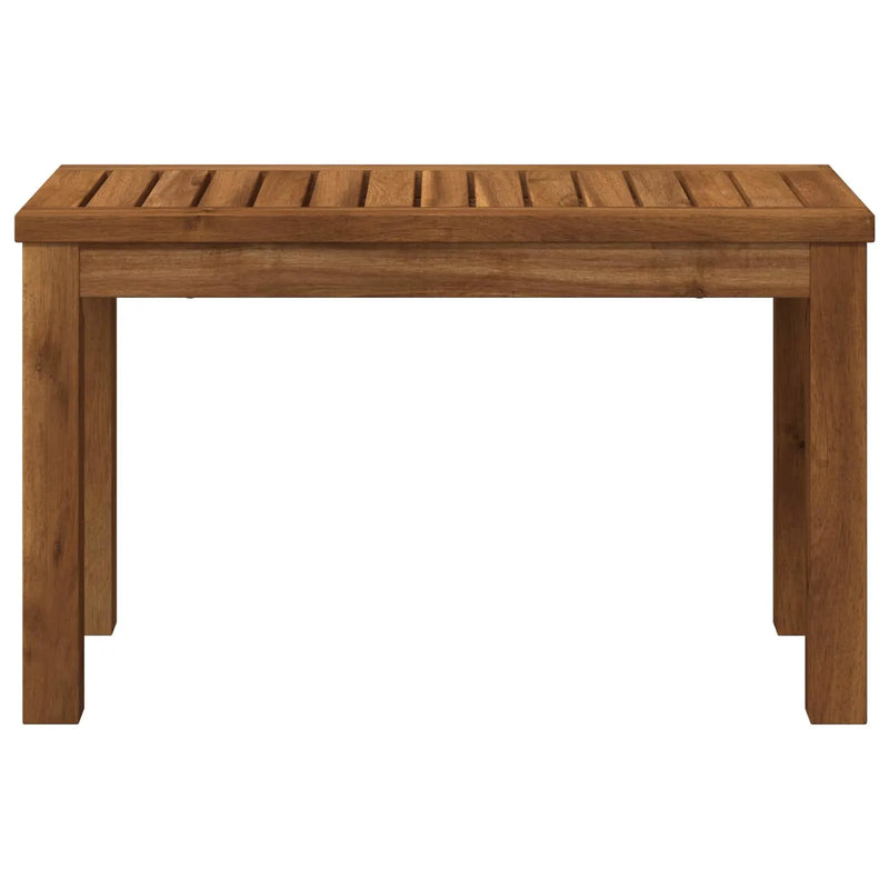 Coffee Table Natural 60.5 x 30 x 36 cm Solid Acacia Wood
