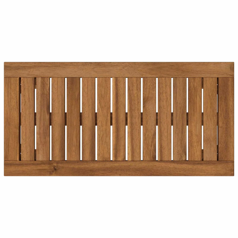 Coffee Table Natural 60.5 x 30 x 36 cm Solid Acacia Wood