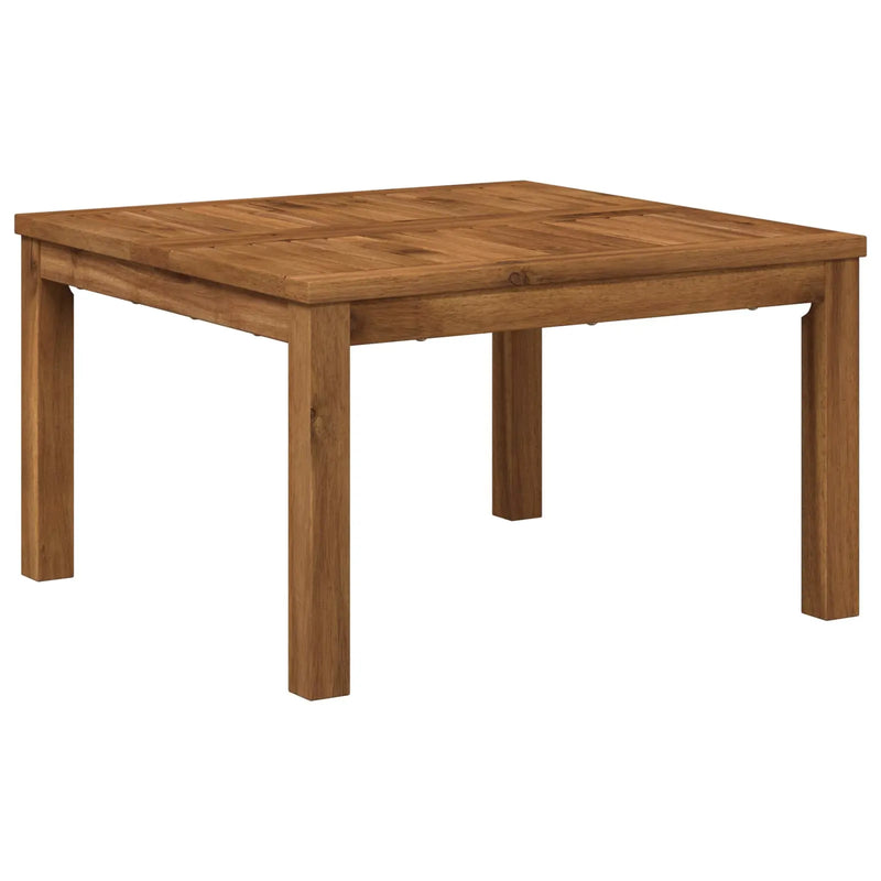 Coffee Table Natural 60 x 60.5 x 36 cm Solid Acacia Wood