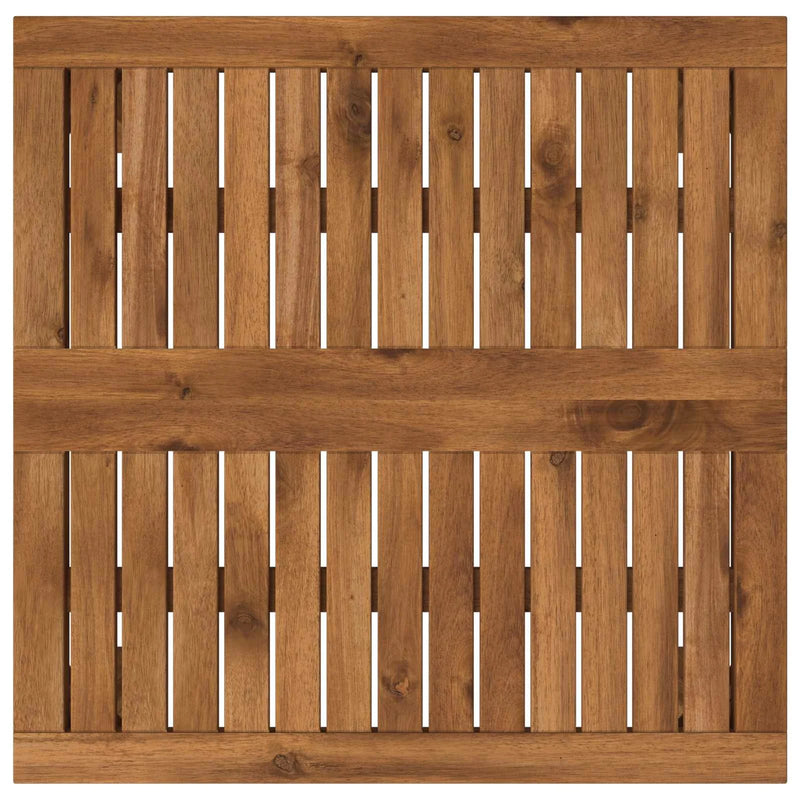 Coffee Table Natural 60 x 60.5 x 36 cm Solid Acacia Wood