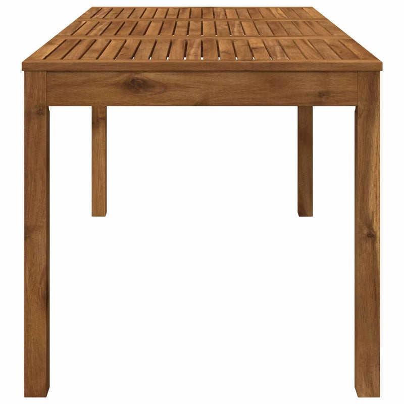 Garden Dinner Table Natural 141 x 80.5 x 75 cm