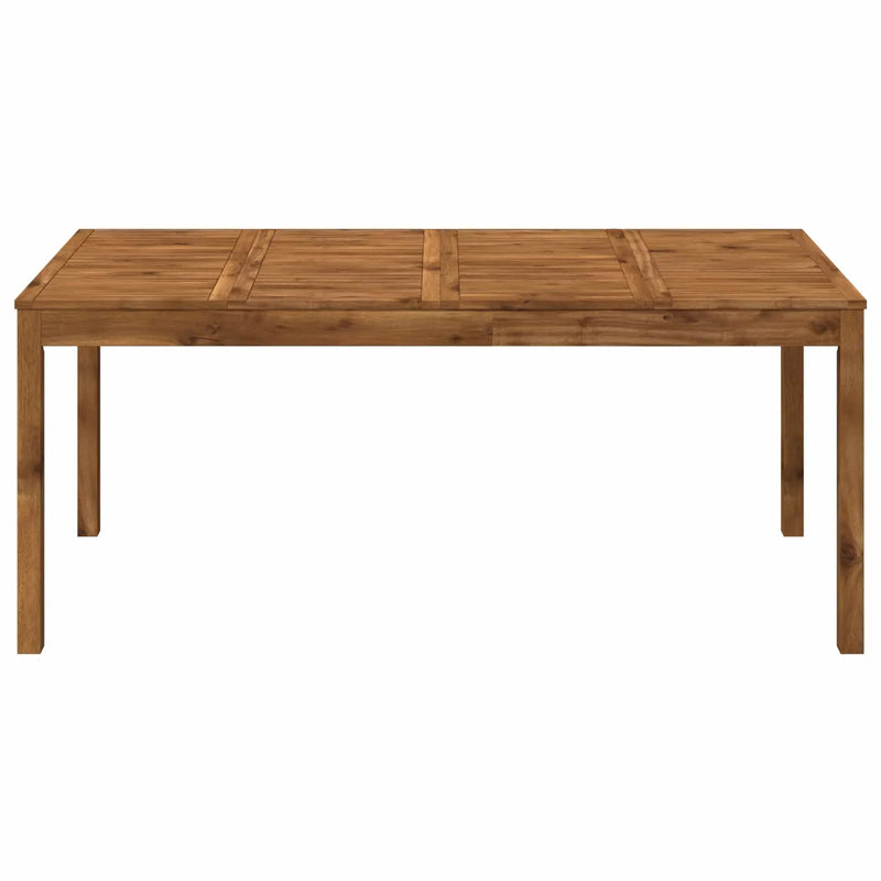 Garden Dinner Table Natural 180 x 88.5 x 75 cm