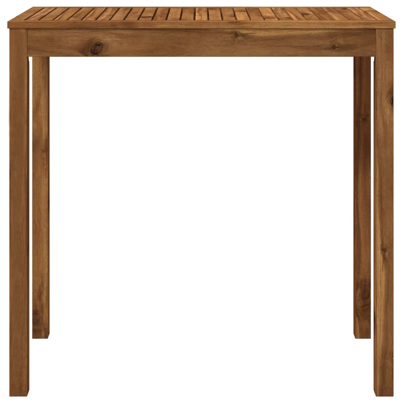 Garden Bar Table Natural 108.5 x 55 x 105 cm Solid Acacia Wood