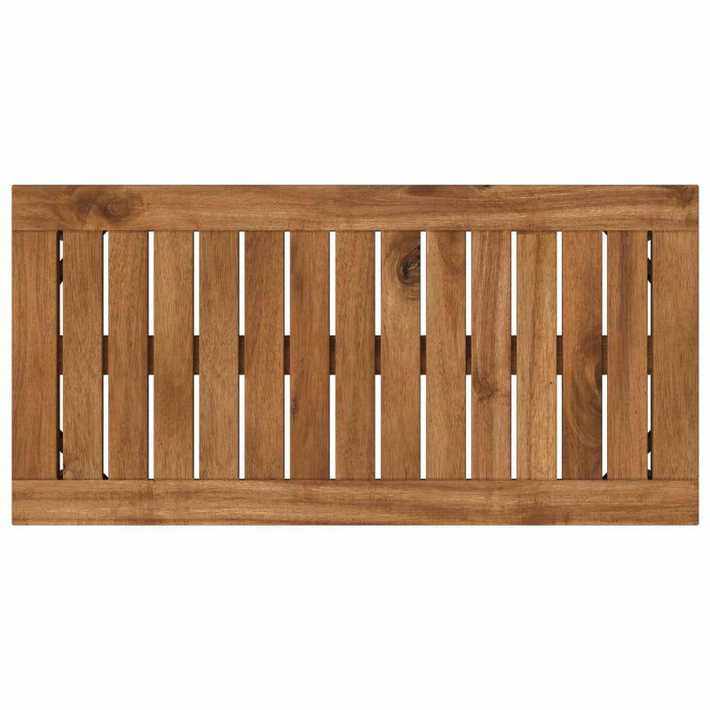 Coffee Table Natural and Black 60.5 x 30 x 36 cm