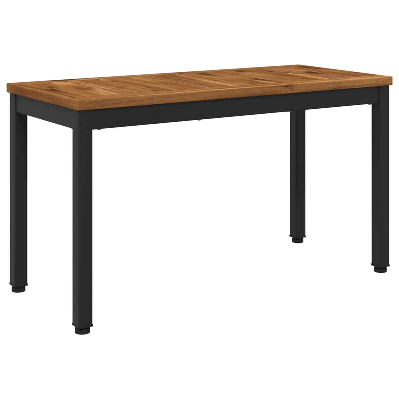 Garden Bench 80.5 x 35 x 45 cm Solid Acacia Wood Rectangular