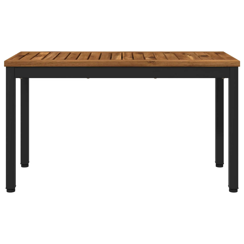 Garden Bench 80.5 x 35 x 45 cm Solid Acacia Wood Rectangular