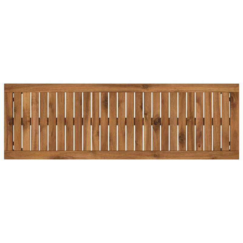 Garden Bench 108.5 x 35 x 45 cm Solid Acacia Wood Rectangular