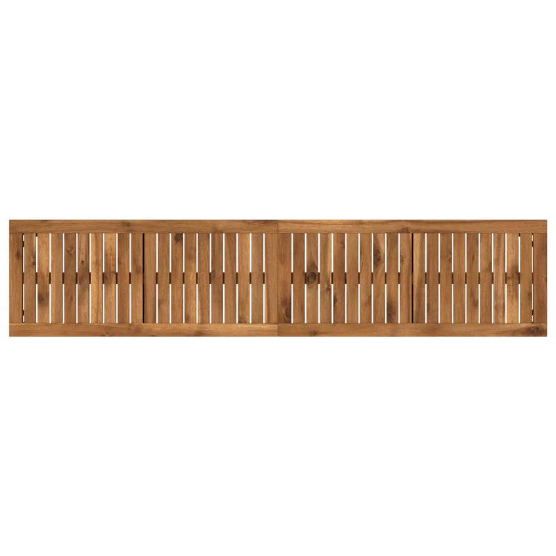 Garden Bench 161 x 35 x 45 cm Solid Acacia Wood Rectangular
