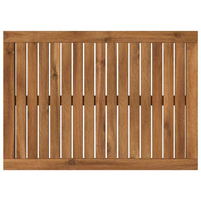 Table Top 68.5 x 49 x 2 cm Rectangular Solid Acacia Wood