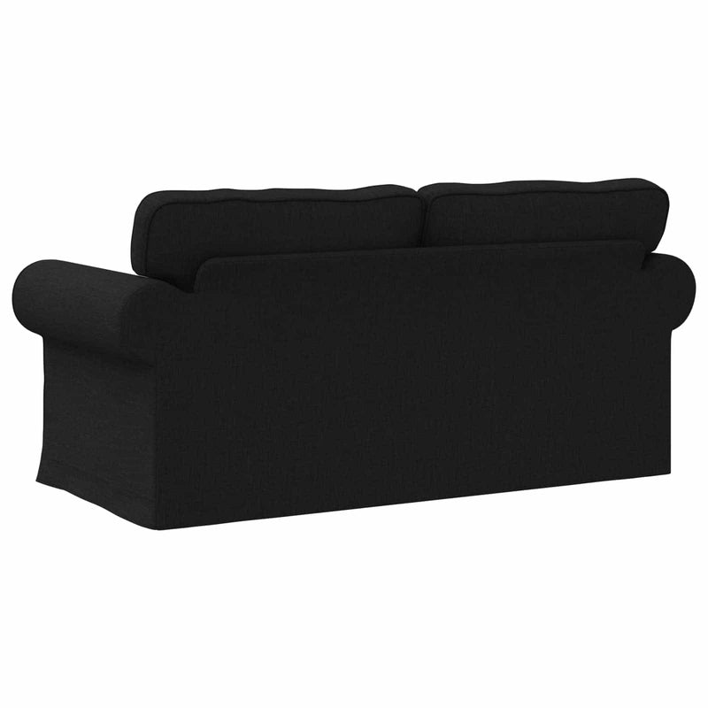 Sofa Black 215 x 82 x 80 cm Metal