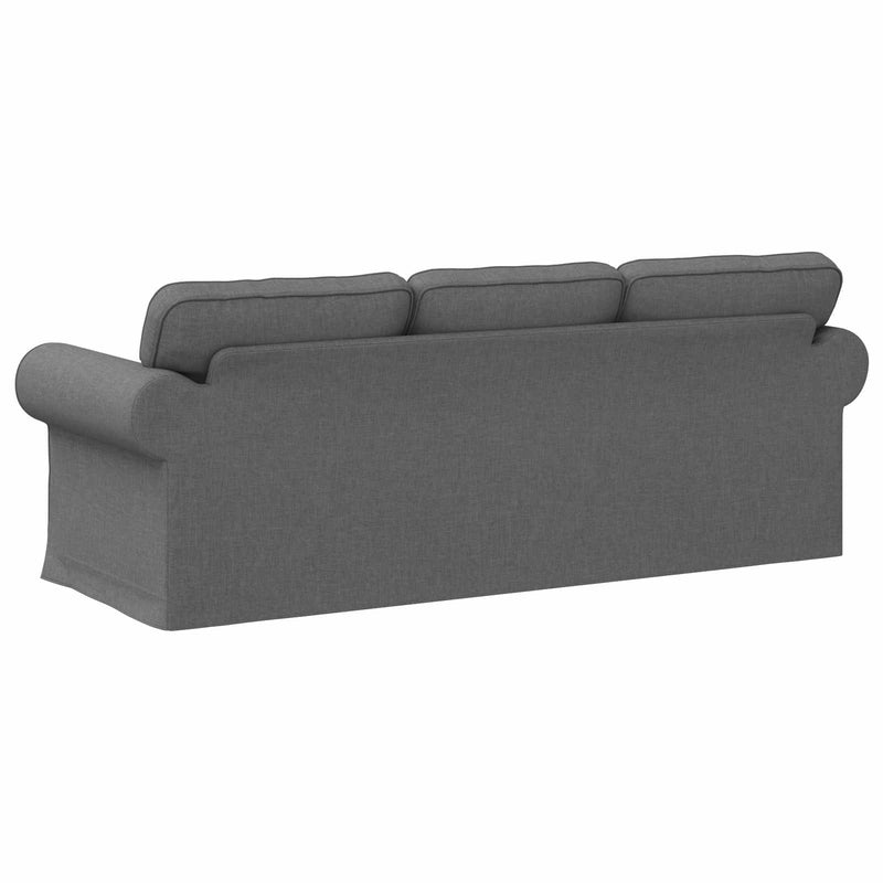 Sofa Dark Grey 215 x 82 x 80 cm Metal