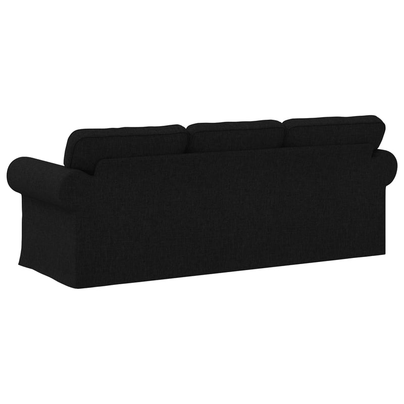 Sofa Black 215 x 82 x 80 cm Metal