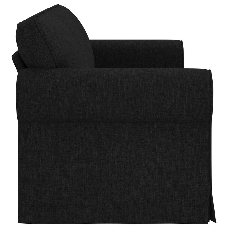 Sofa Black 215 x 82 x 80 cm Metal