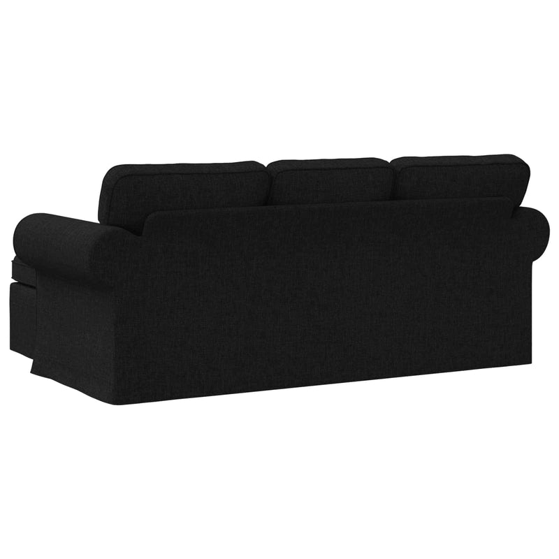 Sofa Black Overall dimensions: 195 x 138 x 80 cm (W x D x H)