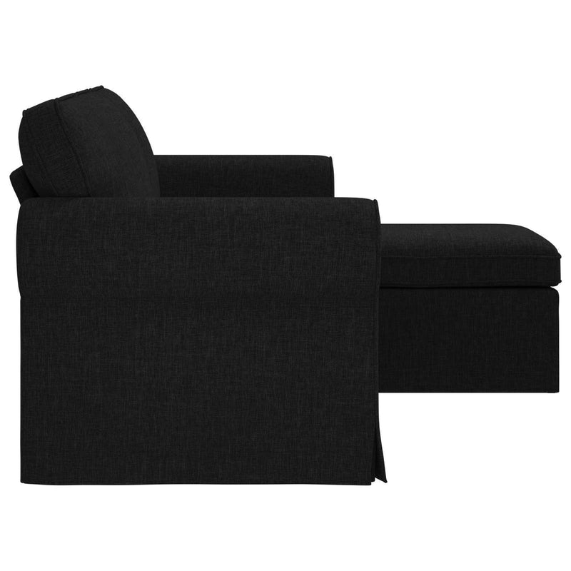 Sofa Black Overall dimensions: 195 x 138 x 80 cm (W x D x H)