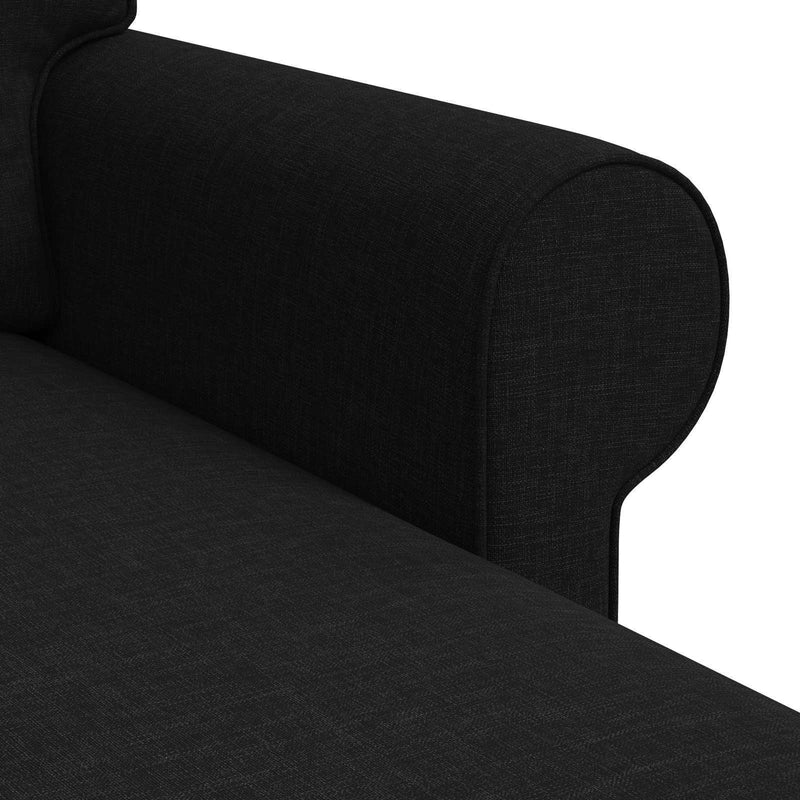 Sofa Black Overall dimensions: 215 x 138 x 80 cm (W x D x H)