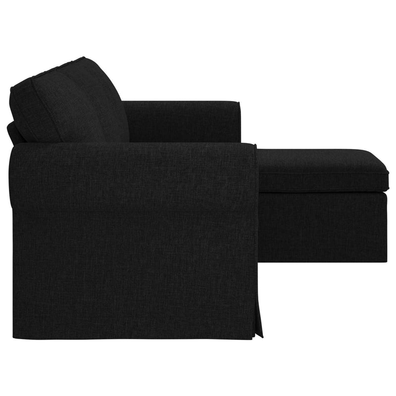 Sofa Black Overall dimensions: 215 x 138 x 80 cm (W x D x H)