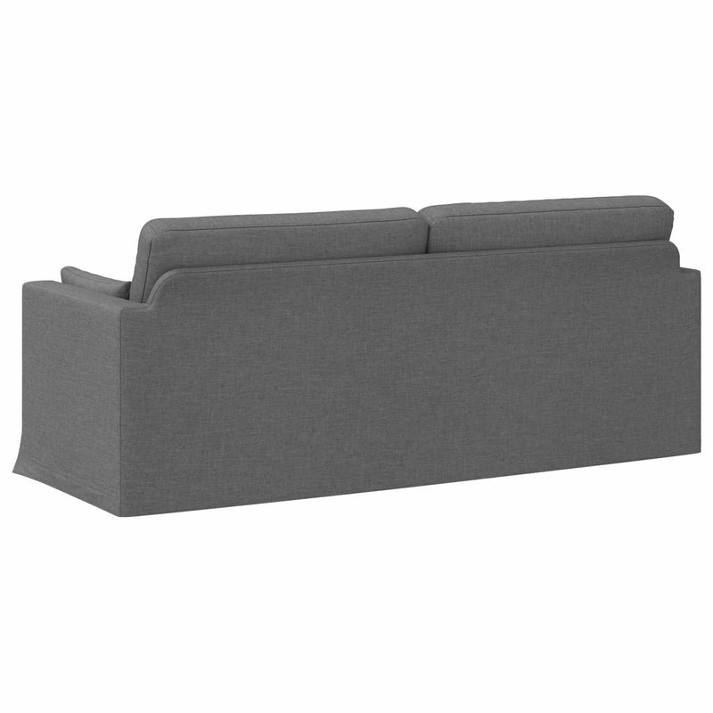 Sofa Dark Grey Overall dimensions: 198 x 78 x 80 cm (W x D x H)
