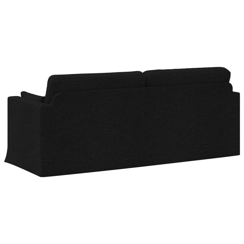 Sofa Black Overall dimensions: 198 x 78 x 80 cm (W x D x H)