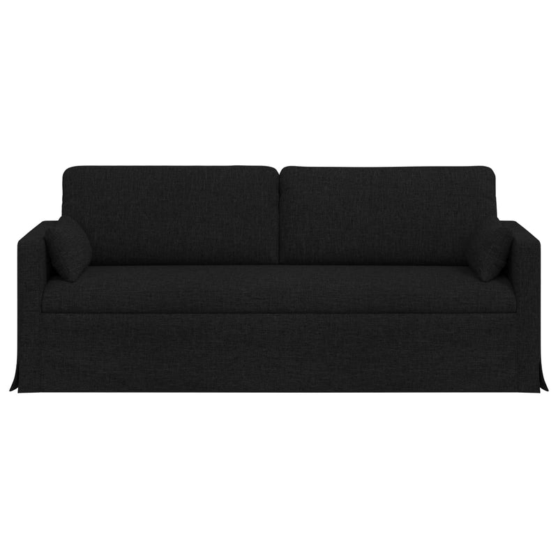 Sofa Black Overall dimensions: 198 x 78 x 80 cm (W x D x H)