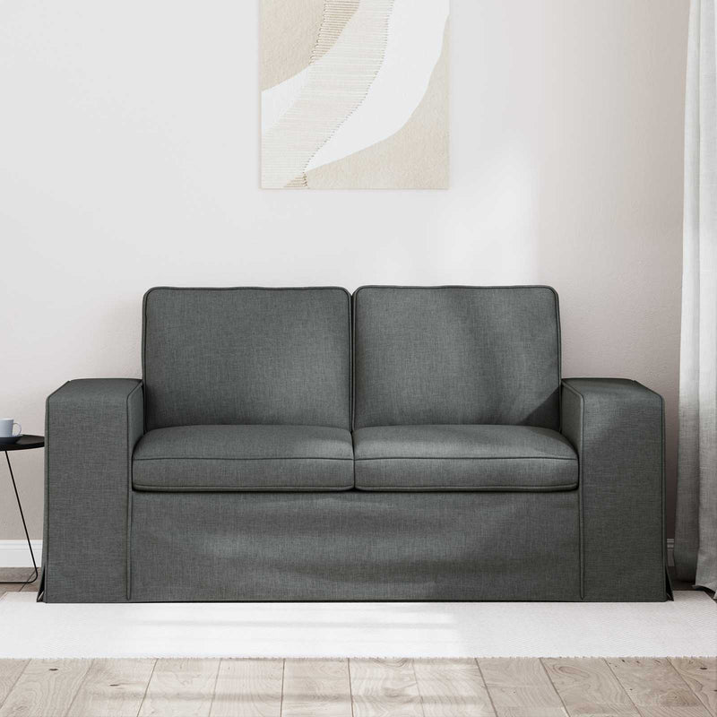 Sofa Dark Grey Overall dimensions: 162 x 80 x 82 cm (W x D x H)