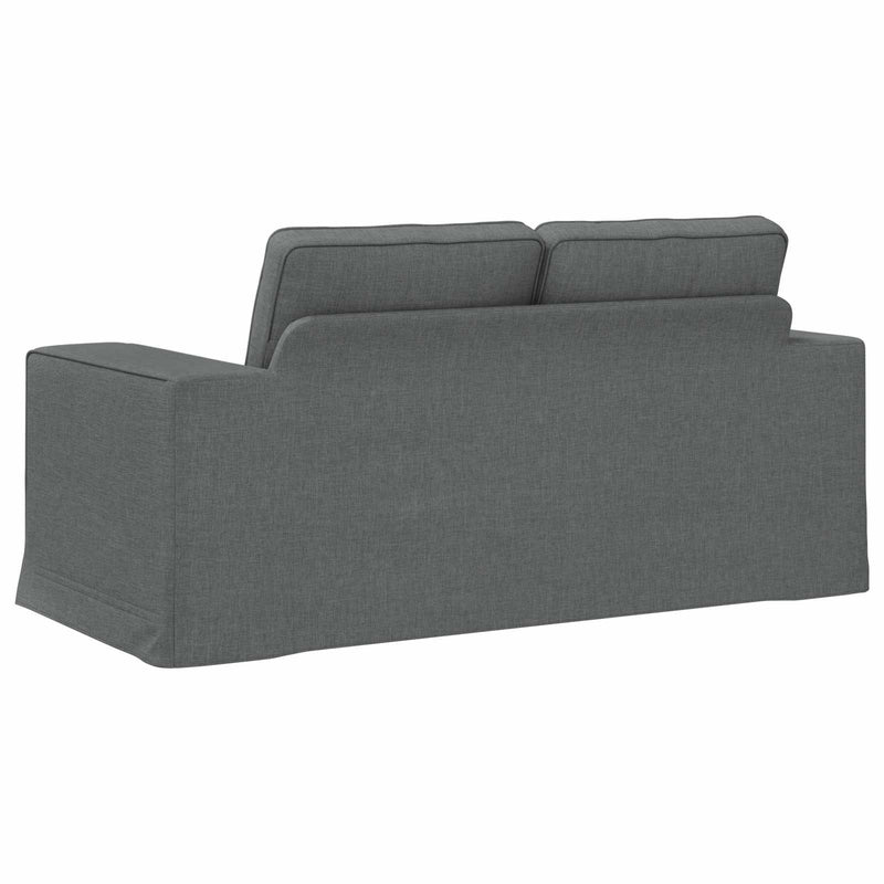 Sofa Dark Grey Overall dimensions: 162 x 80 x 82 cm (W x D x H)