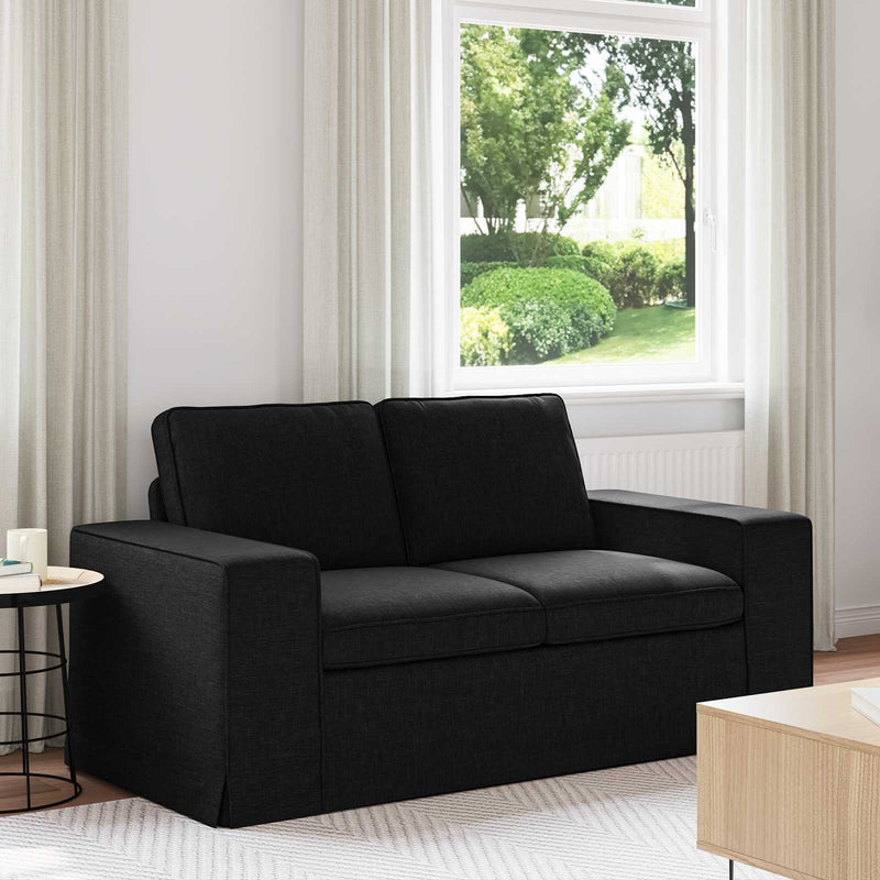 Sofa Black Overall dimensions: 162 x 80 x 82 cm (W x D x H)