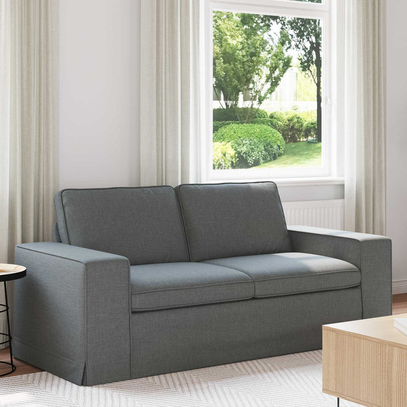 Sofa Dark Grey Overall dimensions: 182 x 80 x 82 cm (W x D x H)