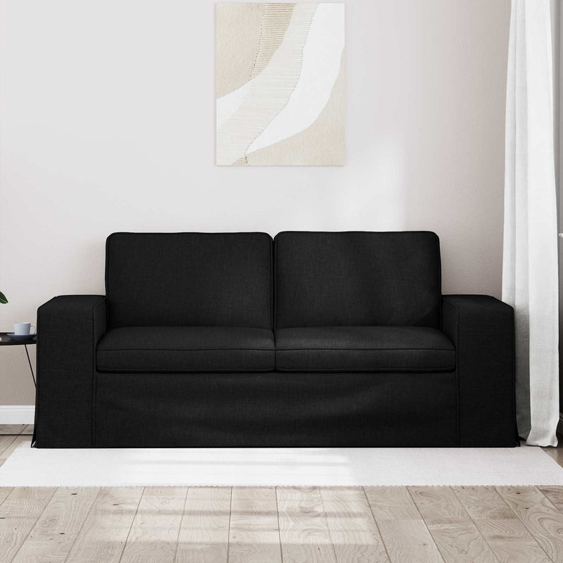 Sofa Black Overall dimensions: 182 x 80 x 82 cm (W x D x H)