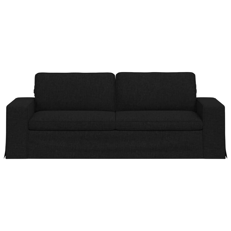 Sofa Black Overall dimensions: 222 x 80 x 82 cm (W x D x H)