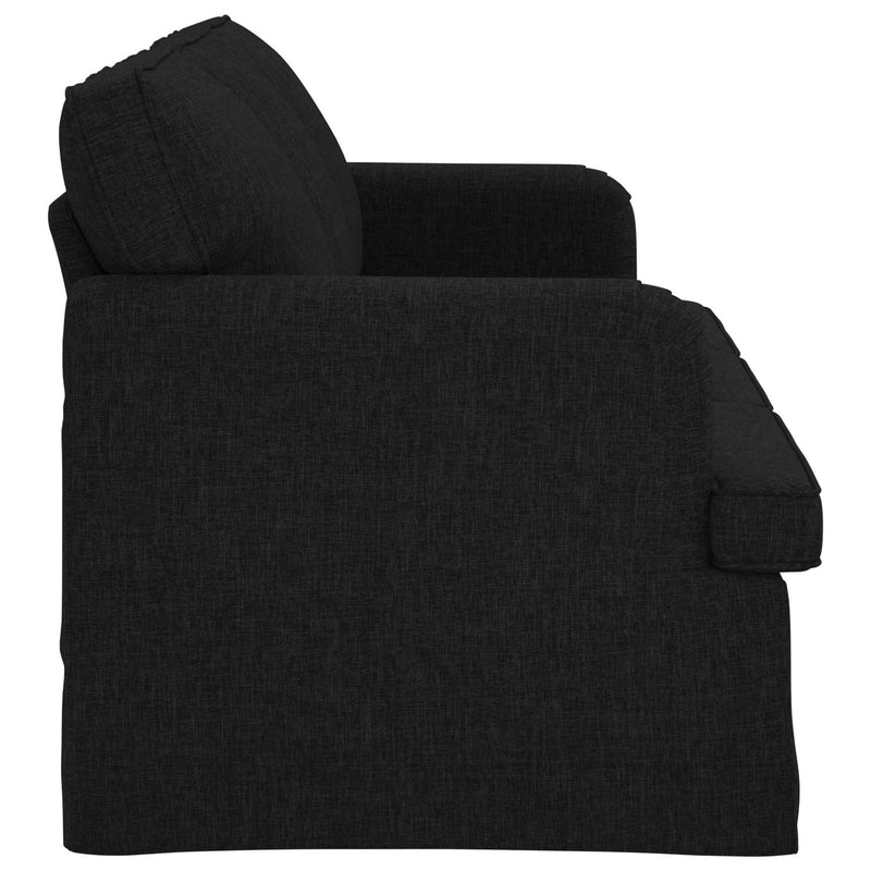 Sofa Black Overall dimensions: 201 x 80 x 85 cm (W x D x H)